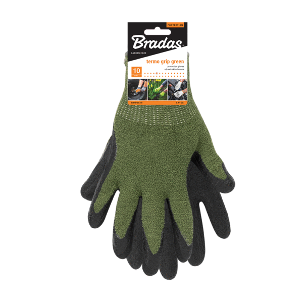 BRADAS TERMO GRIP GREEN latex protective gloves - Image 4