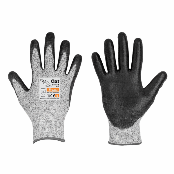 BRADAS CUT COVER 5 cut-resistant gloves polyurethane