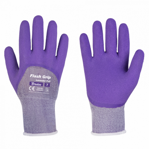 BRADAS FLASH GRIP LAVENDER FULL Protective Gloves