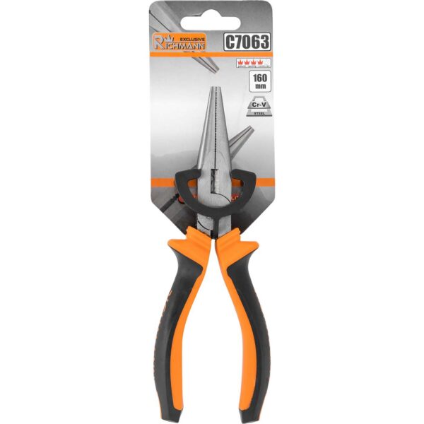 RICHMANN STRAIGHT LONG NOSE PLIERS 160MM - Image 3