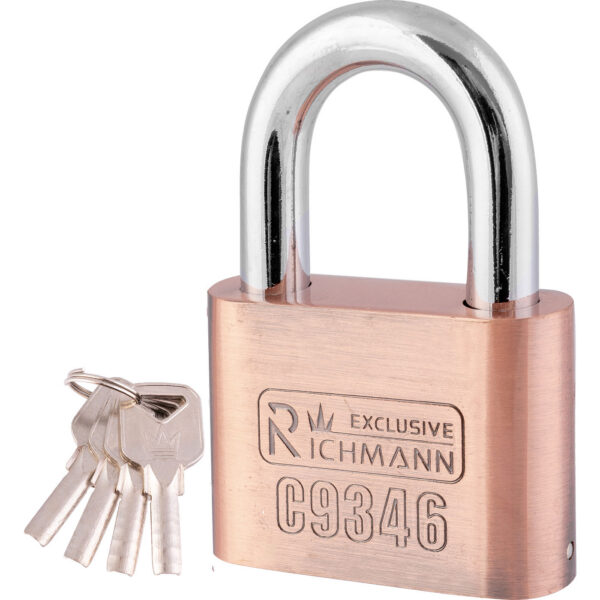 RICHMANN NICKEL-PLATED PADLOCK 60MM - Image 2