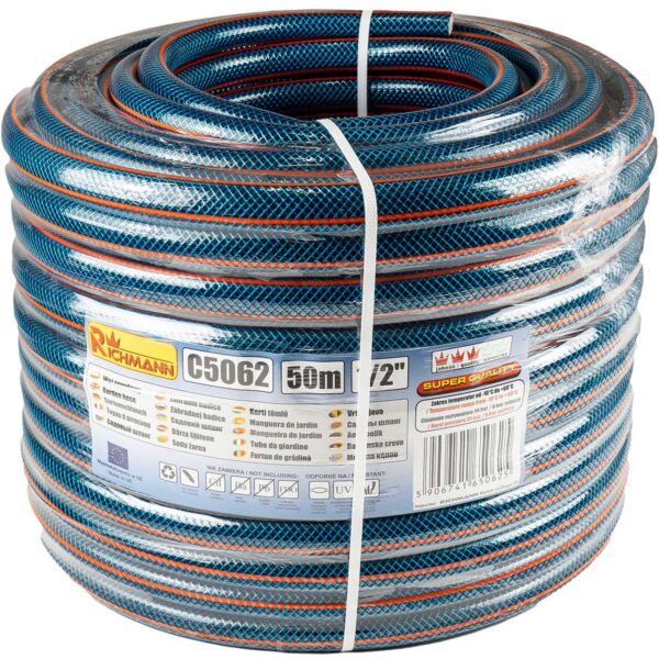RICHMANN GARDEN HOSE "BLUE" 1/2' - 50M