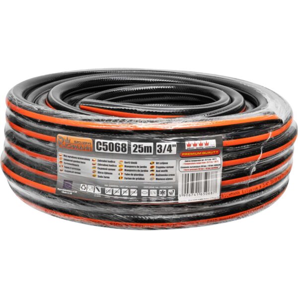 RICHMANN REINFORCED GARDEN HOSE "ORANGE" 3/4' - 25M