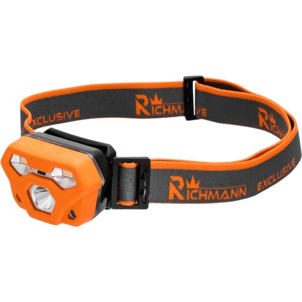 RICHMANN HEAD LAMP BATTERY 4W + 2W SMD LED, IP65, MOTION SENSOR