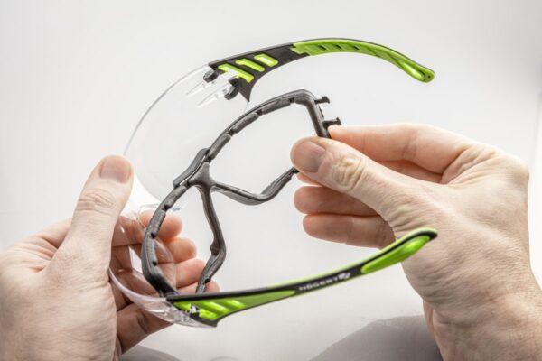 HOGERT LOTZEN safety glasses clear/green - obrazek 4