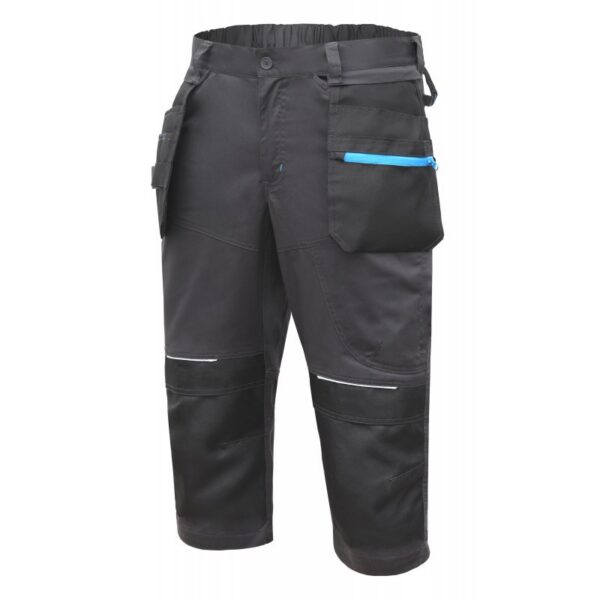 HOGERT WURNITZ protective trousers 3/4 elastic dark gray