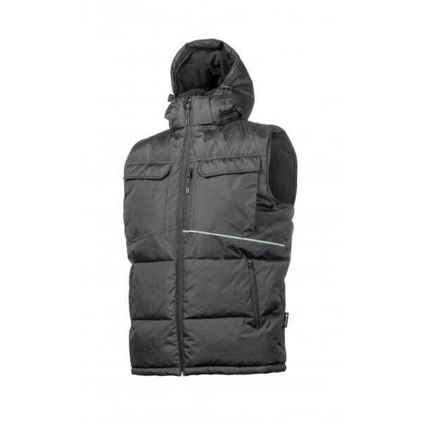 HOGERT BORGER insulated vest with hood