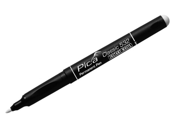 PICA Classic 532/52 Permanent Marker Round White 1-2mm