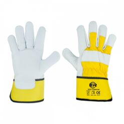 ENR-019060YW Leather Work Gloves | Protective and Durable