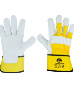 ENR-019060YW Leather Work Gloves | Protective and Durable