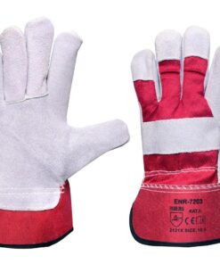 ENR-7203 leather protective gloves – durability and comfort