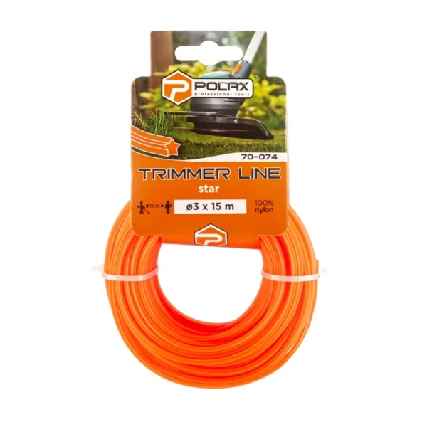 Trimmer line "Star" 3 mm Polax 15 m (70-074)