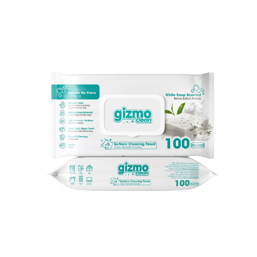 GIZMO CLEANING WIPES SOAP 100 PCS
