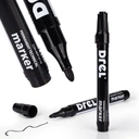 PERMANENT BLACK MARKER ROUND CONSTRUCTION MARKER WATERPROOF DREL