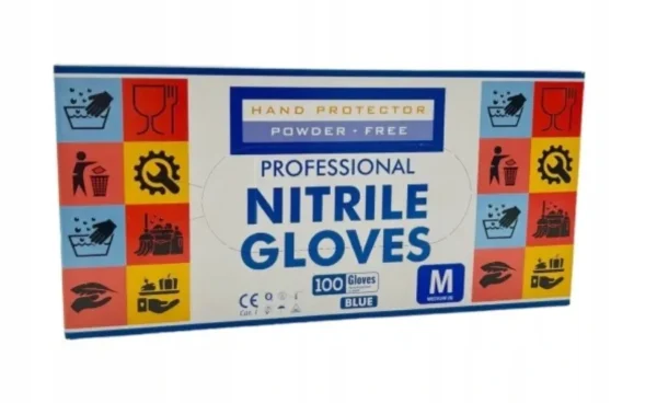 HAND PROTECTOR nitrile gloves blue 100 pcs.