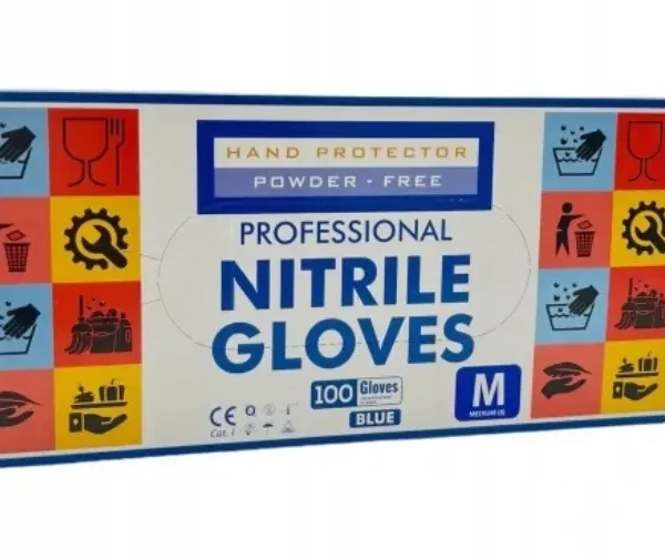 HAND PROTECTOR nitrile gloves blue 100 pcs.