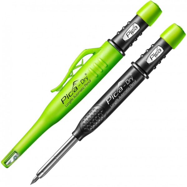 Pica Dry Long Gen II Mechanical Pencil with Graphite Lead and Sharpener