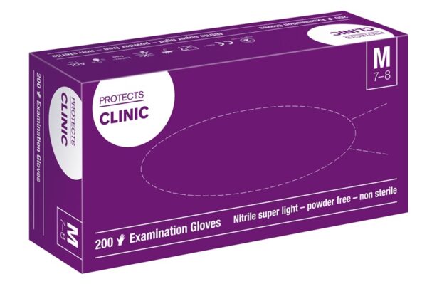 Nitrile Gloves Protects Clinic Nitrile Superlight 200 pcs.