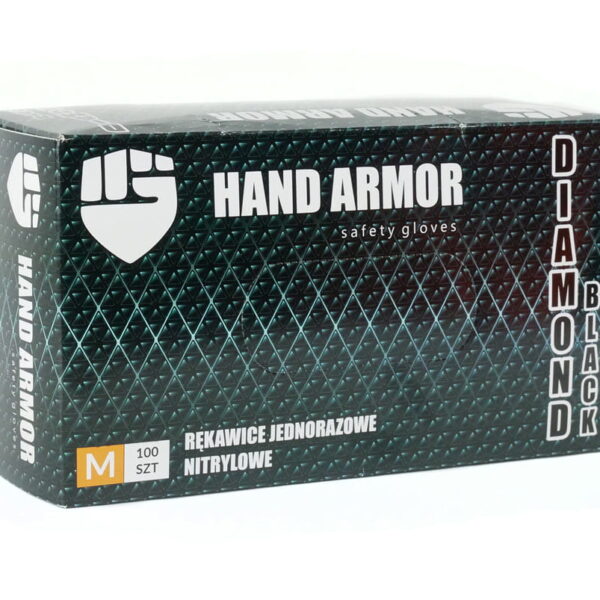 Rękawice jednorazowe nitrylowe Hand Armor DAIMOND - 100 szt.