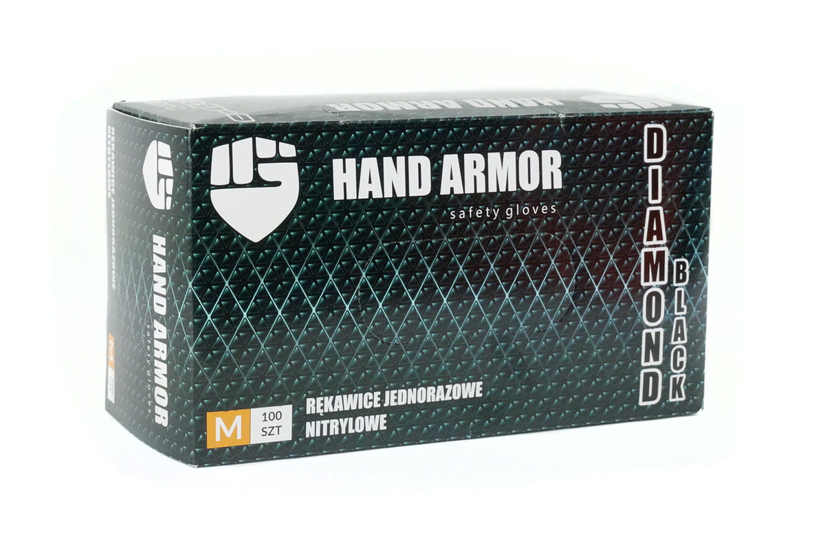 Rękawice jednorazowe nitrylowe Hand Armor DAIMOND - 100 szt.