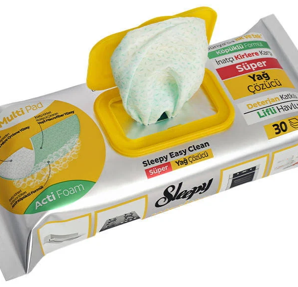 Alternatywny widok Chusteczki do usuwania tłuszczu Sleepy Easy Clean Super Grease Remover 30 arkuszy